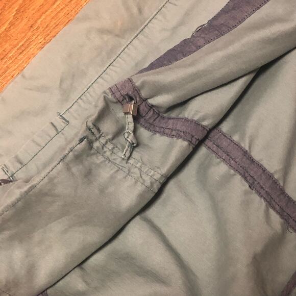 Horny Toad Light Green Button Front Collared Utility Jacket Size Small - Picture 7 of 11